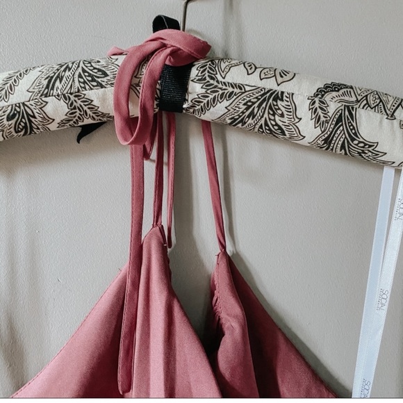 NWT Dusty Rose Halter Formal Dress - Picture 3 of 10